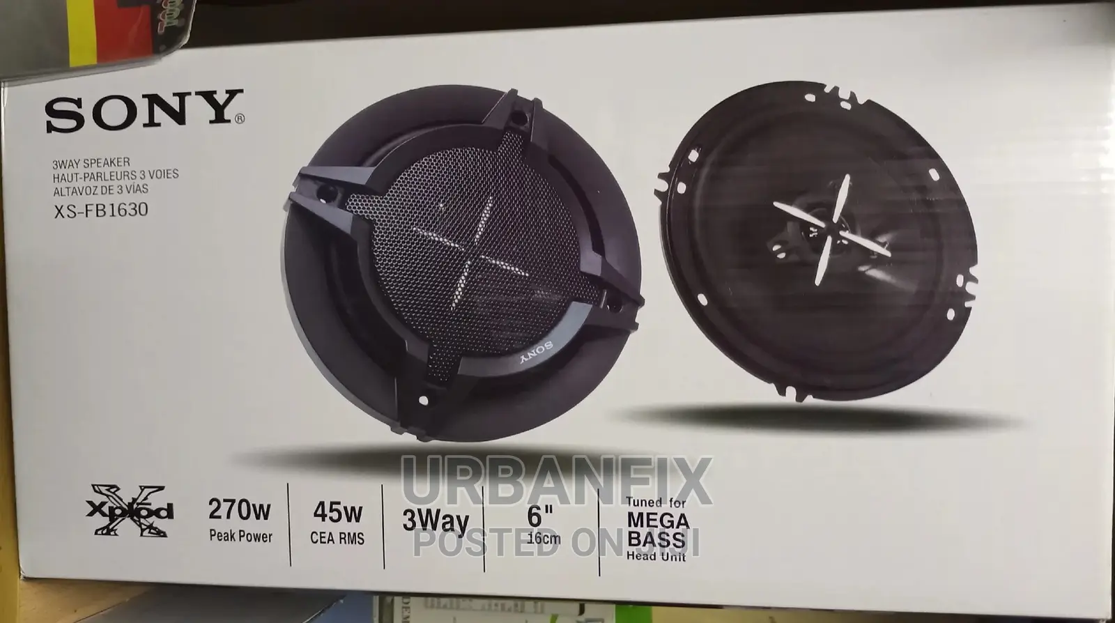 Sony 6 Inch Midrange Round Speakers