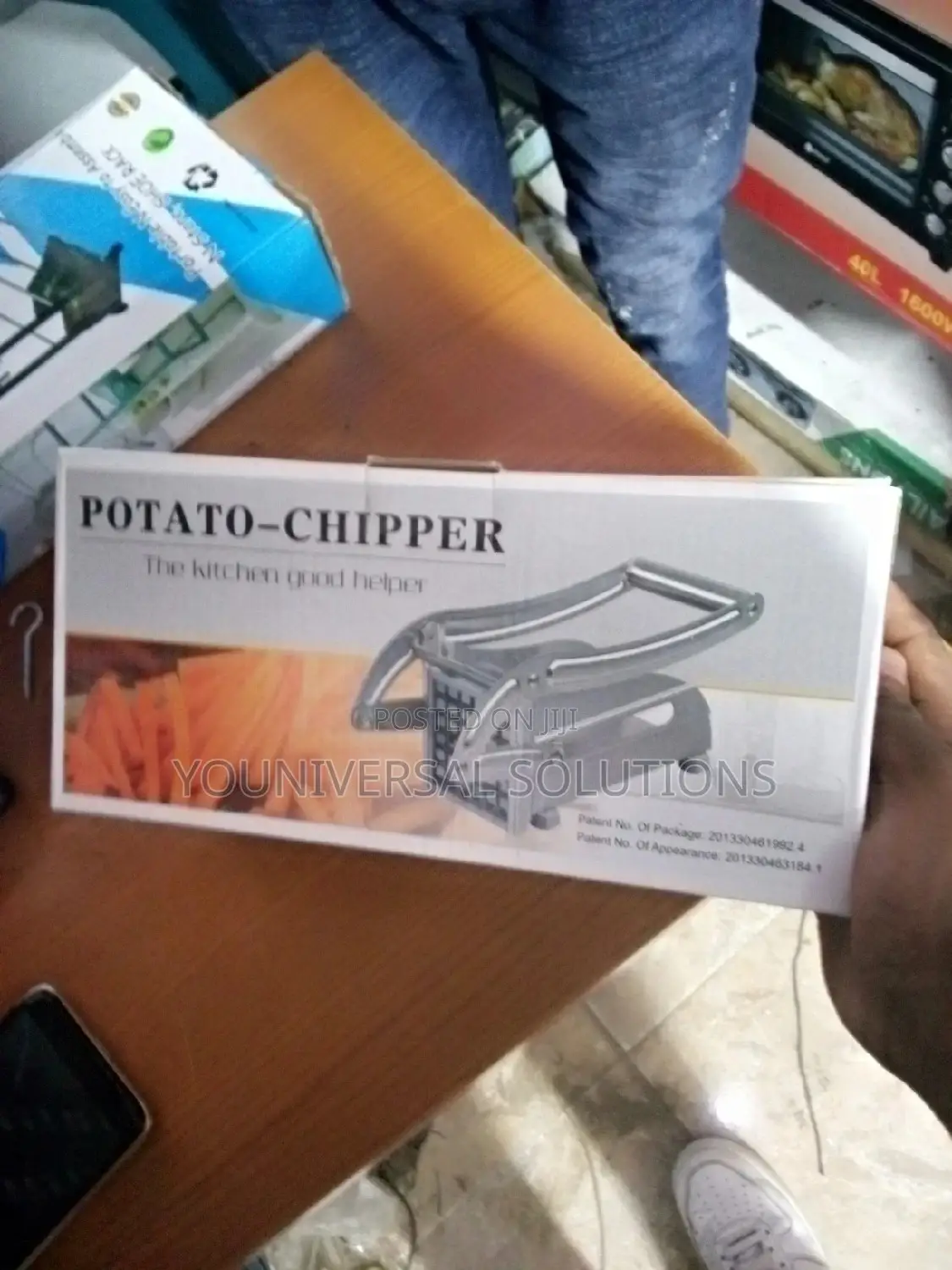 Stainless Steel Potato Chipper/Potatoes Cutter.
