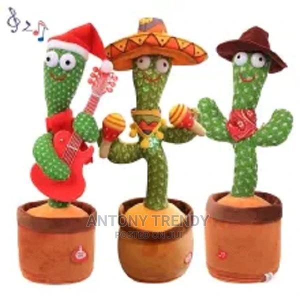 Dancing Cactus Electron Plush Toy Soft. - main view