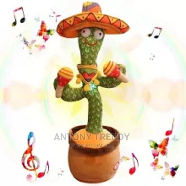 Dancing Cactus Electron Plush Toy. - main view