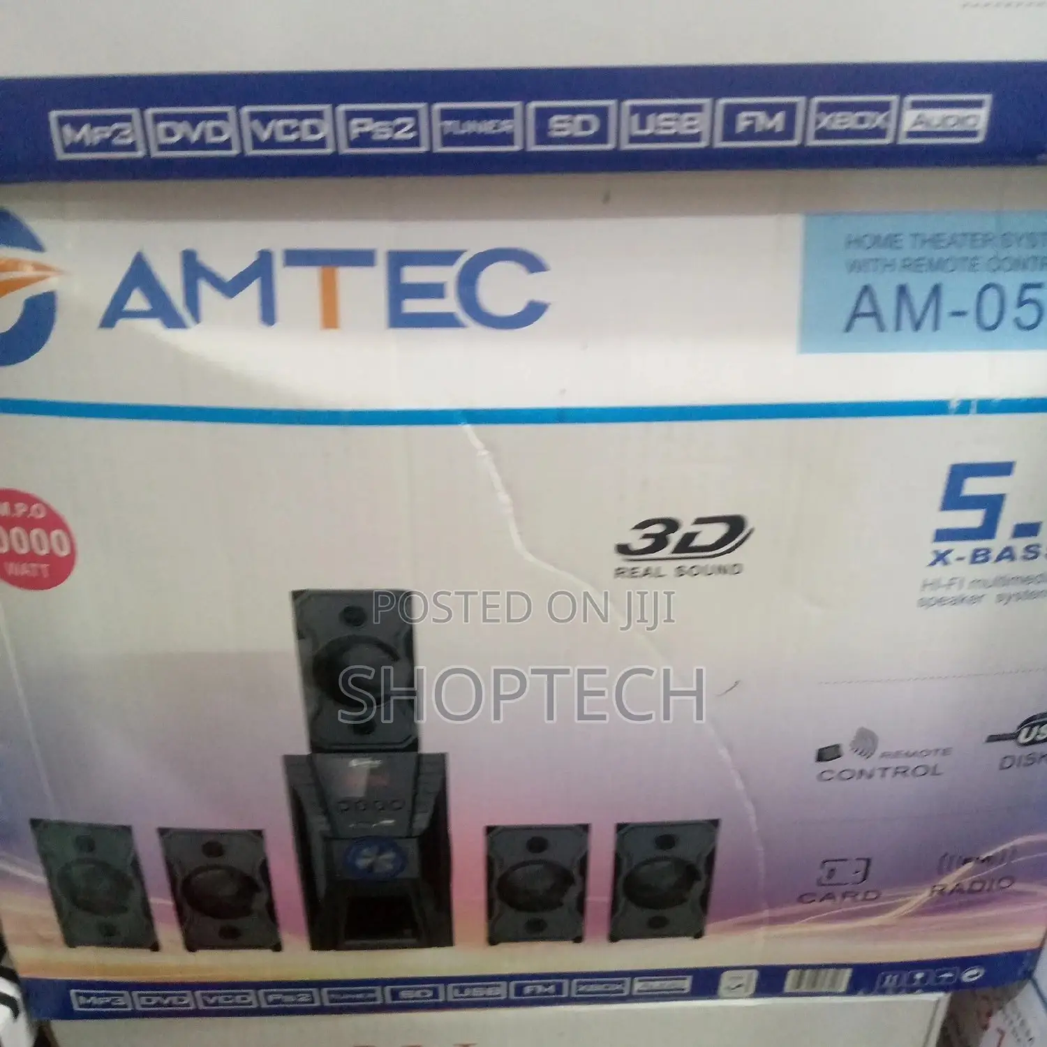 5.1ch Amtec Home Theater Speaker System.