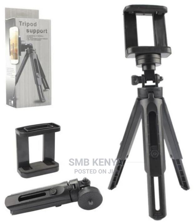 Mobile Phone Tripod 360 Degree Rotation Foldable - thumbnail 3