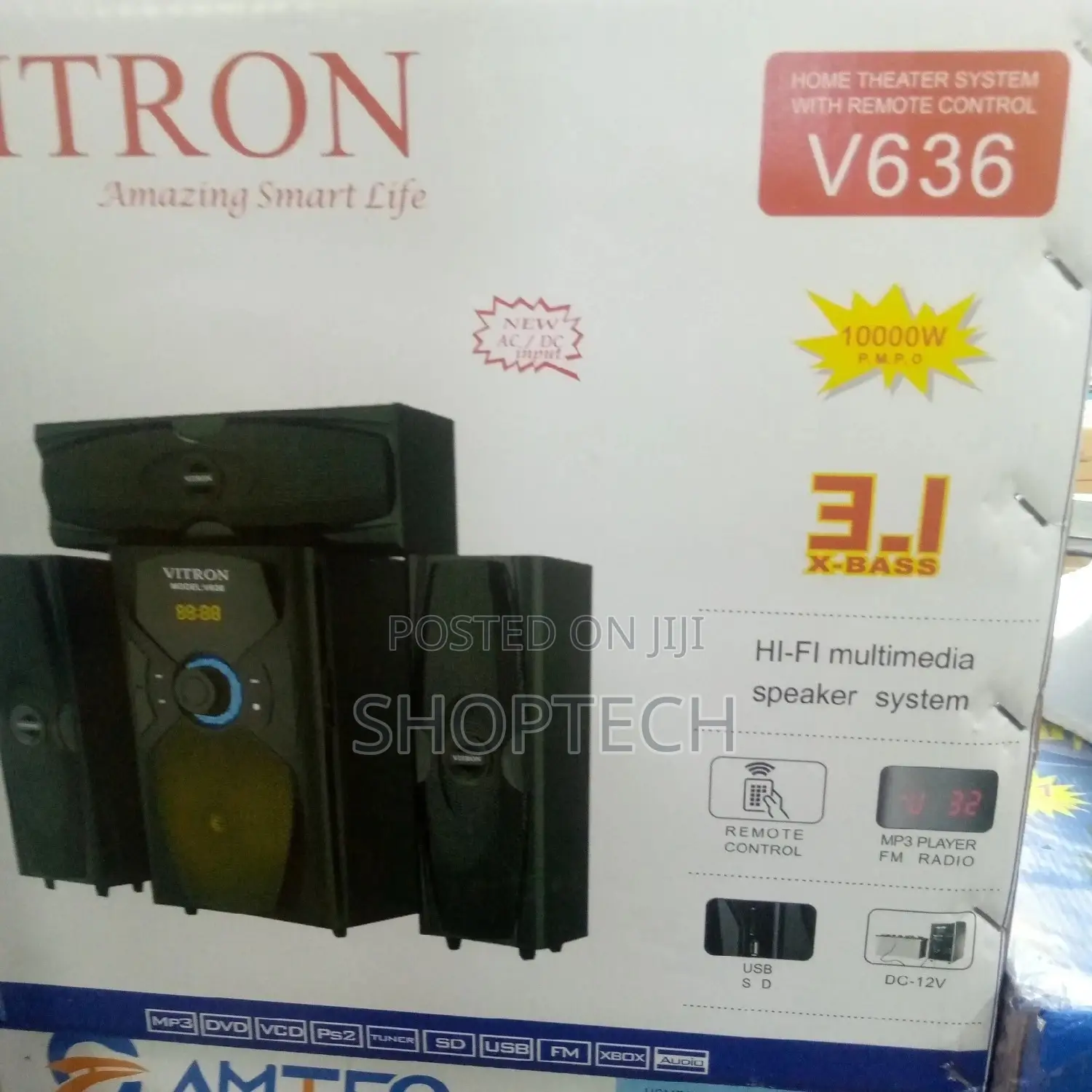 3.1ch Vitron V636 Multimedia Speaker Woofer.
