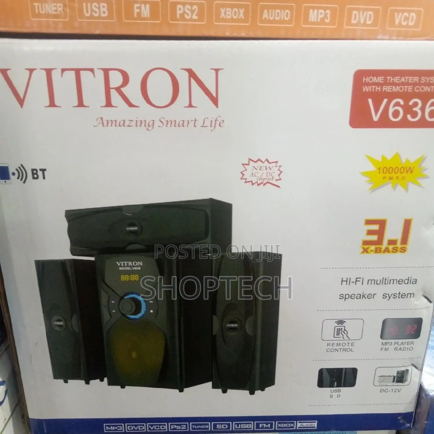 3.1ch Vitron V636 Woofer With Bluetooth