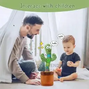Birthday Present Dancing Cactus Electron Plush Toy.