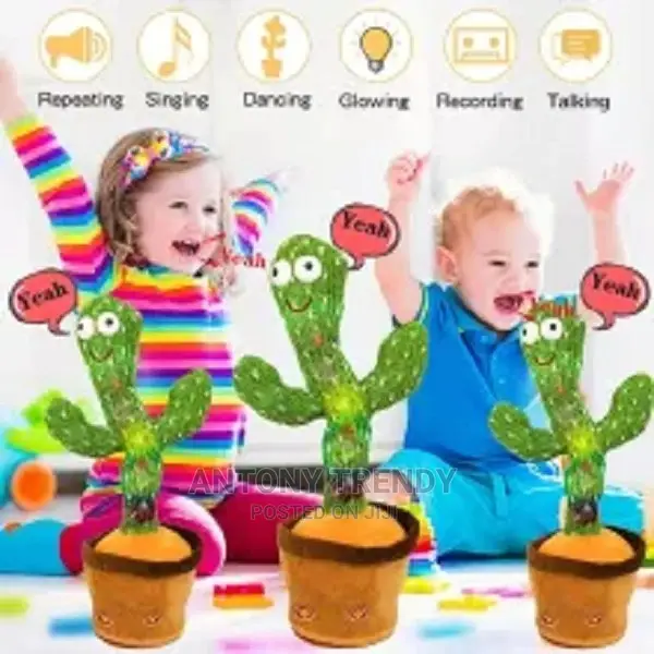 Dancing Cactus Electronic Plush Toys Repeat Sound Toys.