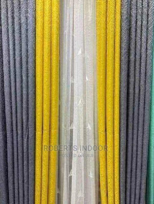 Grey and Yellow Curtains - main view