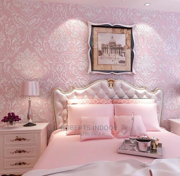 Pink Damask Wallpaper