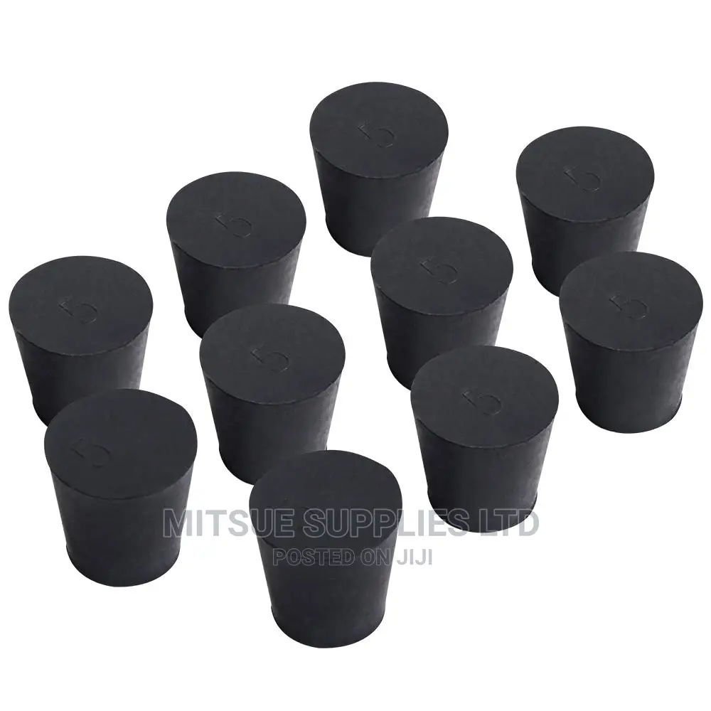 A Set of 100 Ribber Stoper for Test Tube