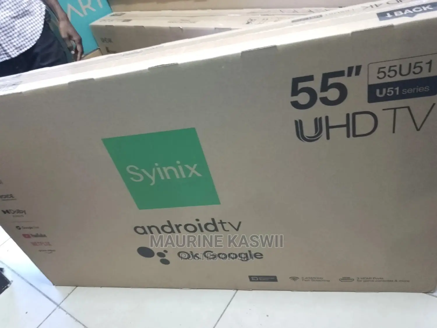 55 Syinix Plus Sounds Bar 1200watts