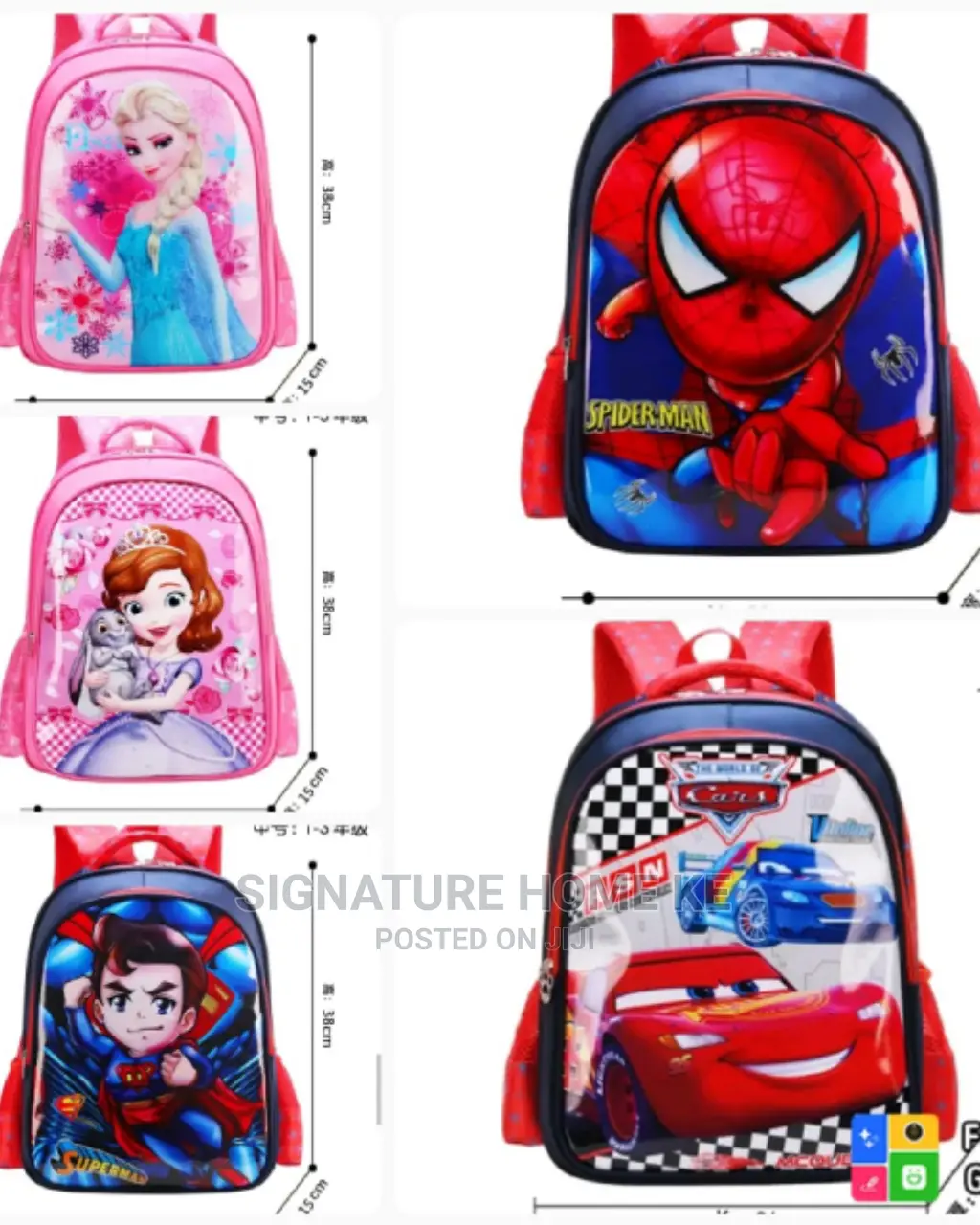 Disney Cartoon School Bags
