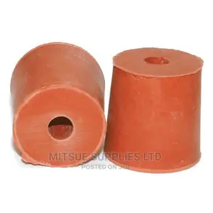A Set of 50 Rubber Stopper With 1 Hole for Conical Flask