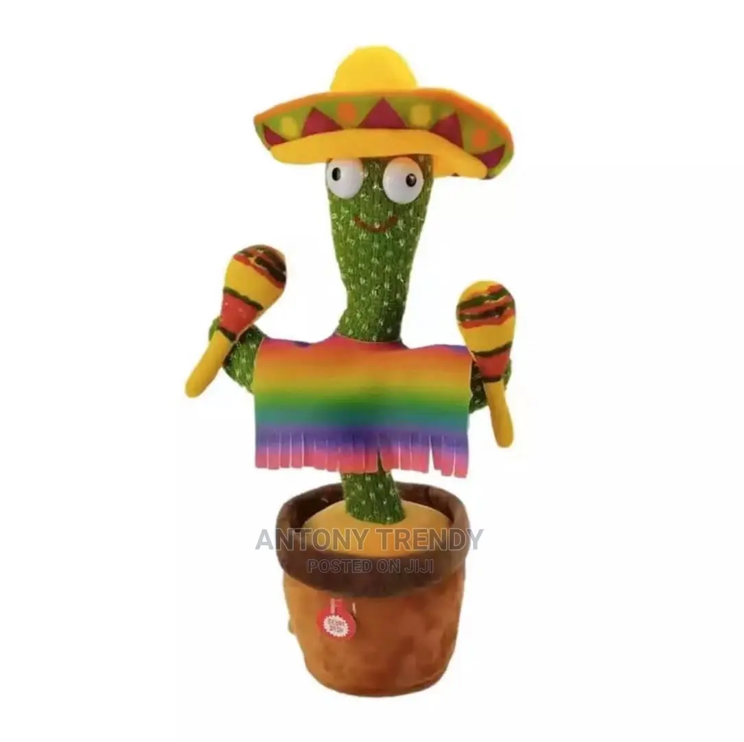 Dramatic Dancing Cactus Plush Toy