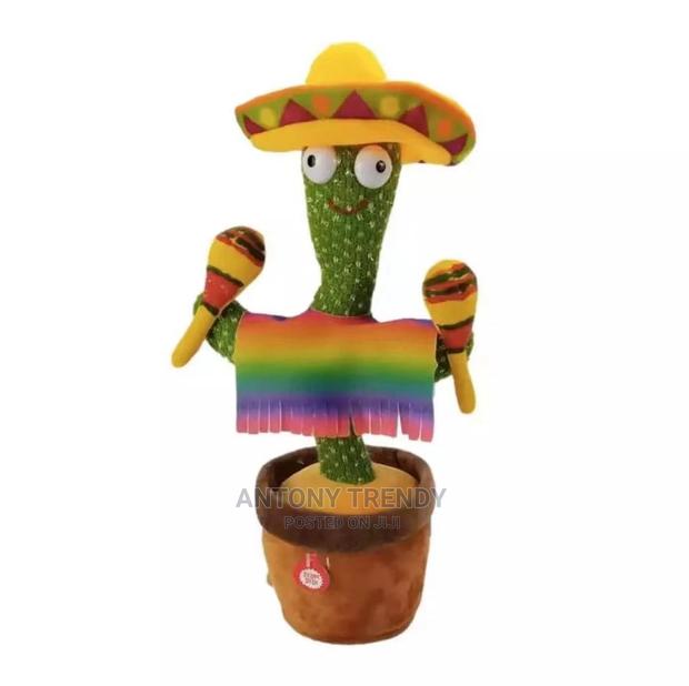 Dramatic Dancing Cactus Plush Toy - main view