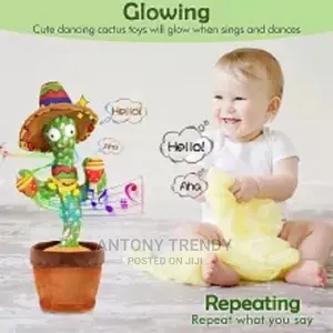 Lovely Dancing Cactus Talking Toy .