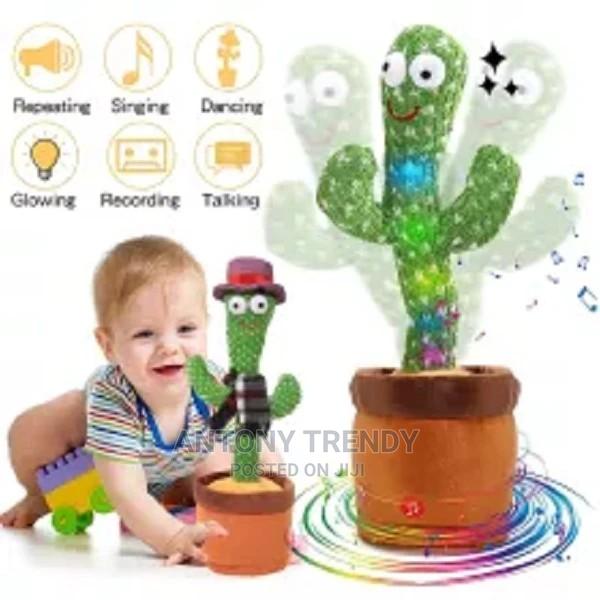Dancer Cactus Sing Cactus Dancing and Talking Plush Toys . - main view