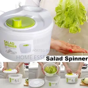New Large 3ltr Manual Salad Spinner, Dryer ,Drainer Etc