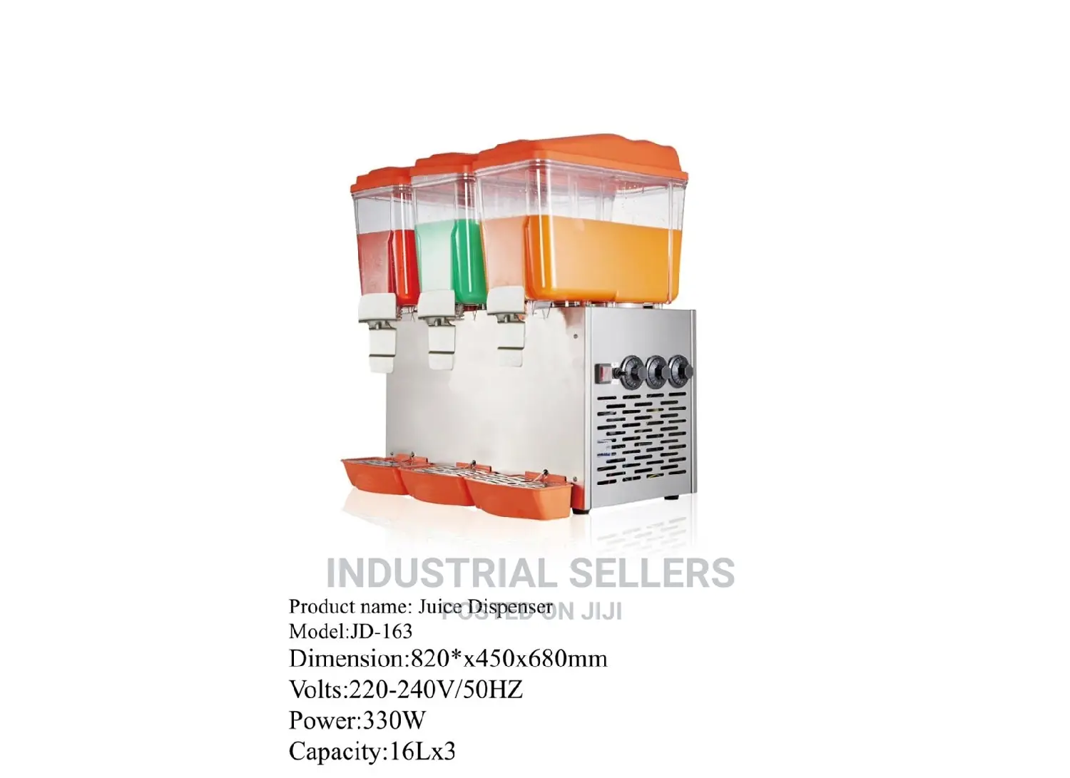 Three Slot Juice Dispenser