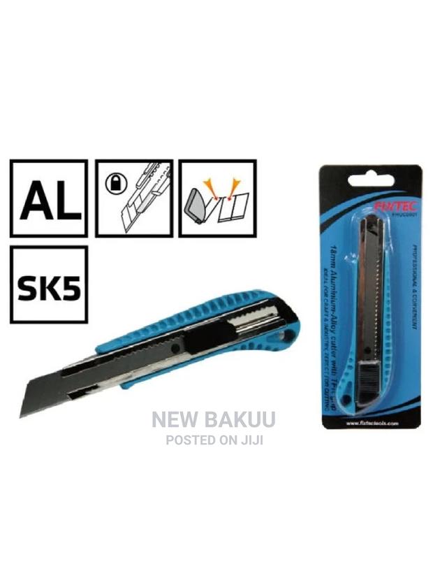 Fixtec 18mm Aluminium-Alloy Snap-Off Knife With TPR Grip