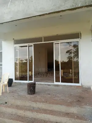 Four Paneled Aluminum Door