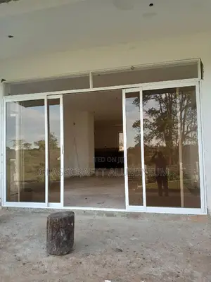 Four Paneled Aluminum Door