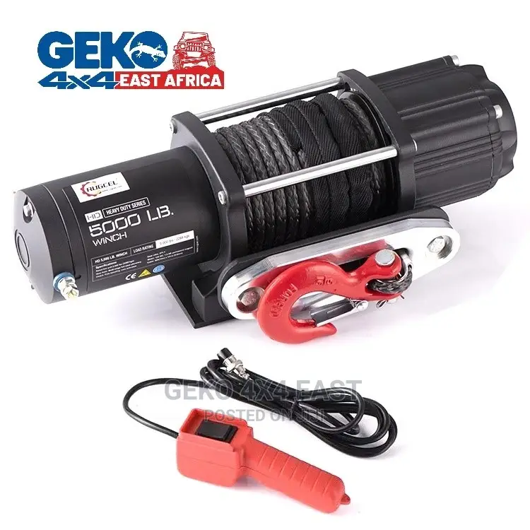 Winch, Synthetic Rope Winch, 12V, 5,000lbs