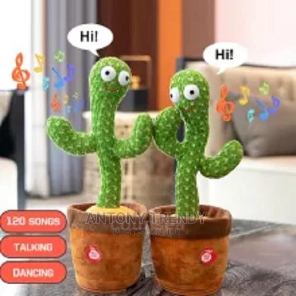 Plush Cactus Dancing Toy. - main view