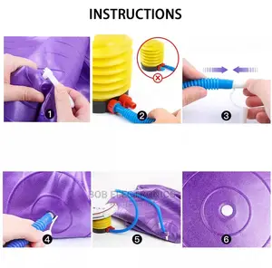 Extra Thick Yoga Ball With Free Pump