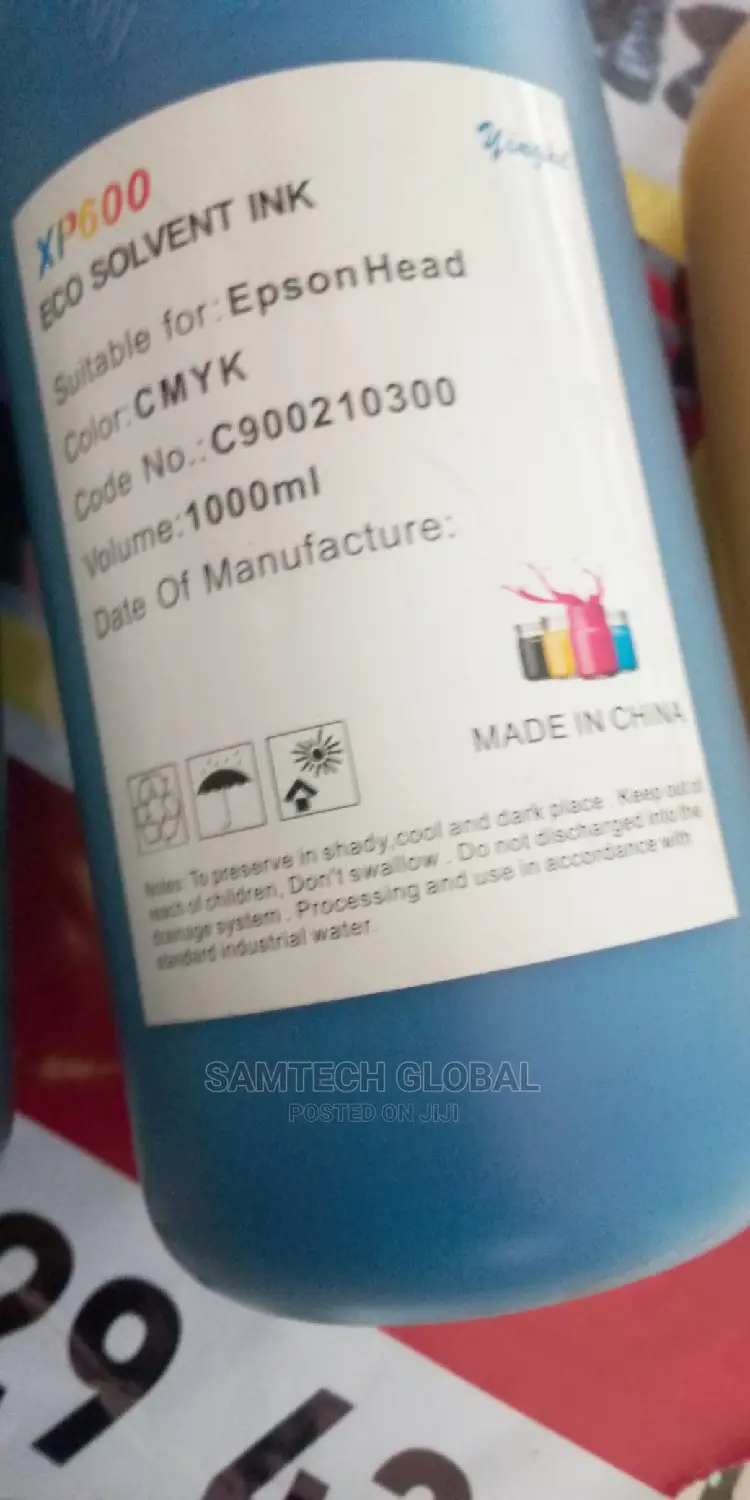 Cyan Xp 600 Solvent Ink