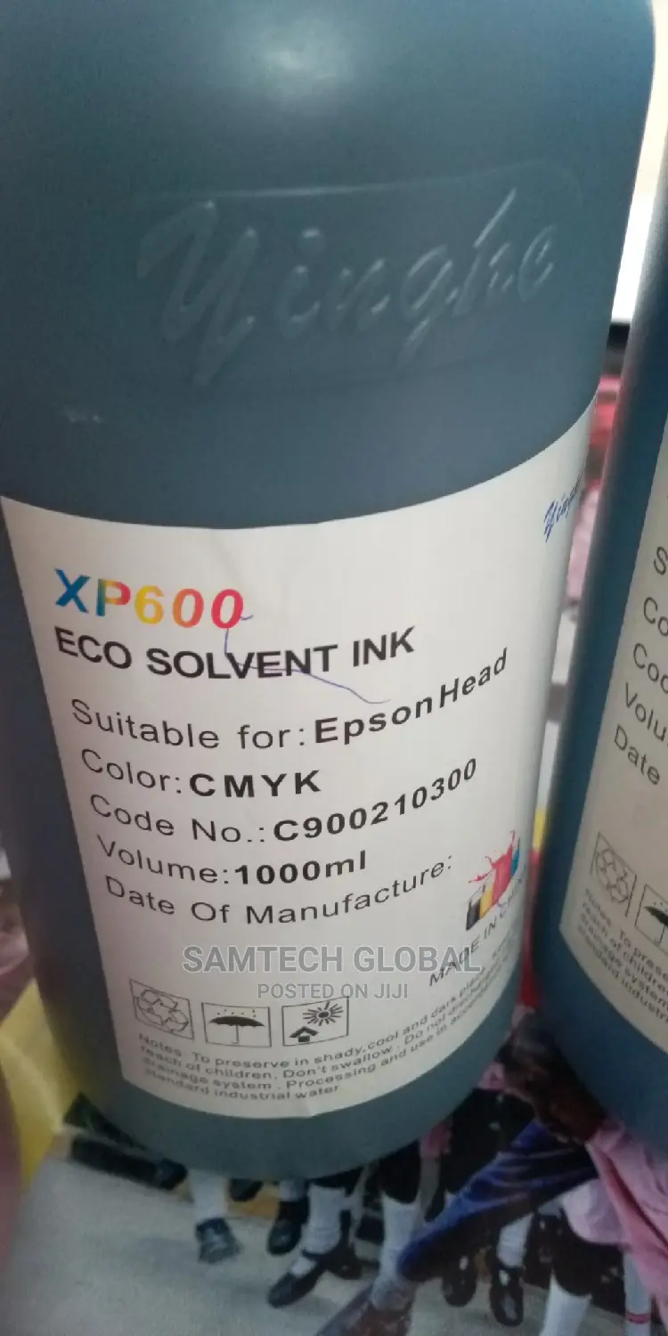 Black Xp 600 Solvent Ink