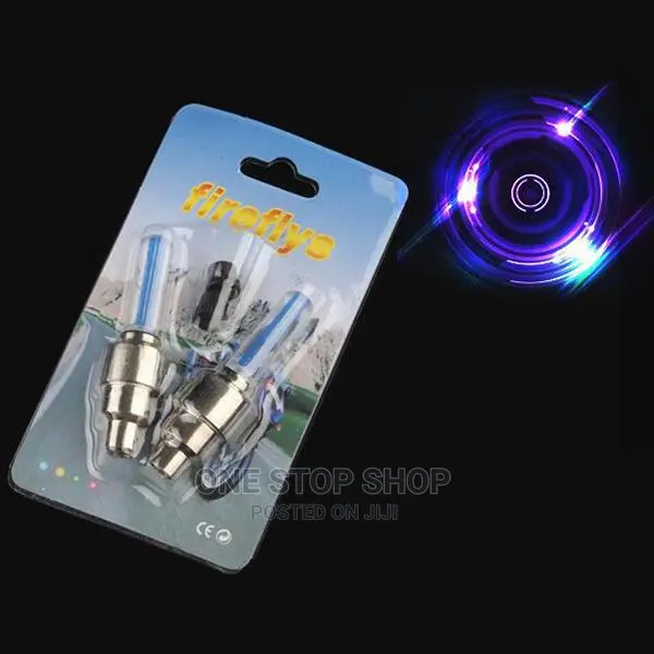 4pcs Cycle Bik Dark Glow Tyre Valve Light Cap