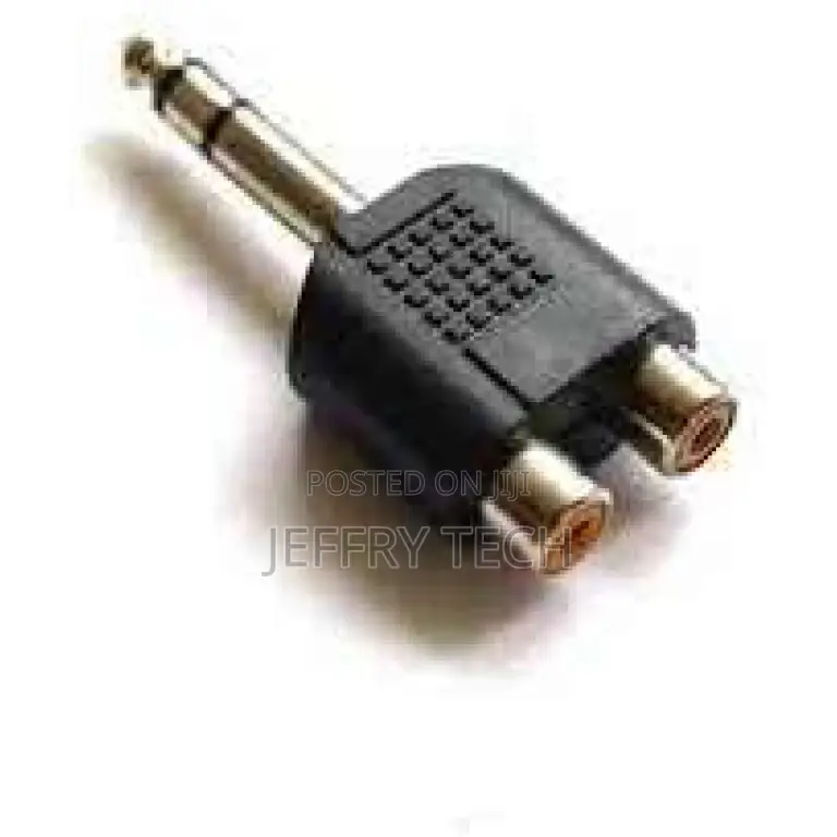 Male 6.35mm to Female RCA Splitter – Y-Splitter Adapter