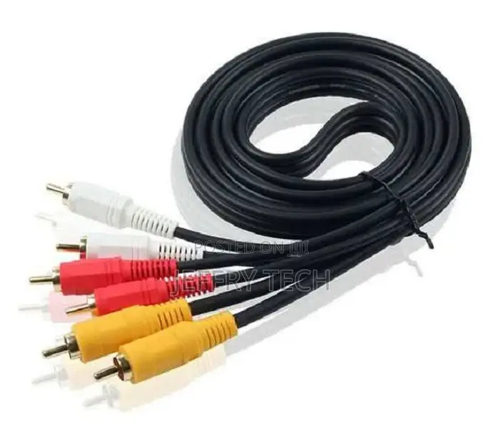 5 Meter 3 RCA Male to 3 RCA Male AV Cable (Stereo / Composit