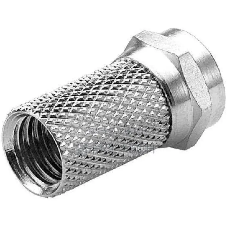 Twist-On F Type / F Connector (Use With RG6U Coax Cables)
