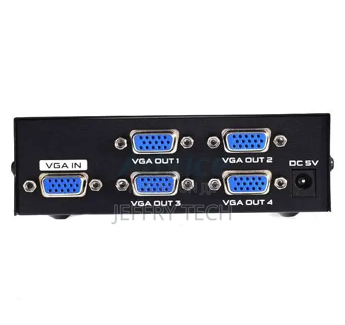 1×4 (4 Way) Active / Powered VGA Splitter – 150mhz (1600 X 1