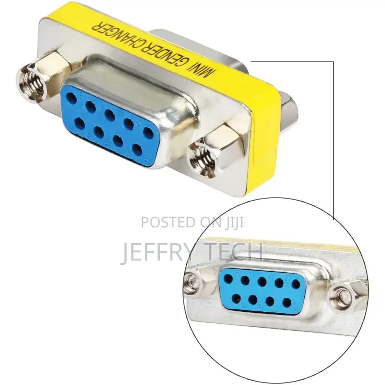 Serial Port Female to Female Coupler / DB9 RS232 Gender Chan