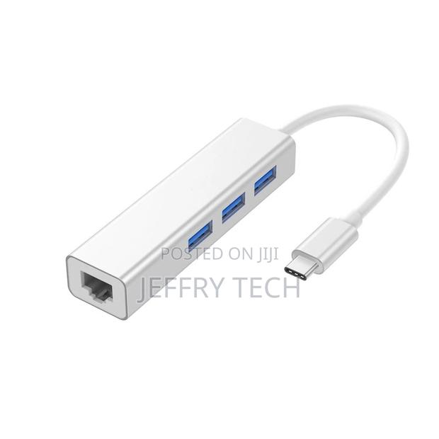 USB C to Ethernet Network Adapter | Thunderbolt 3 to Network - main view