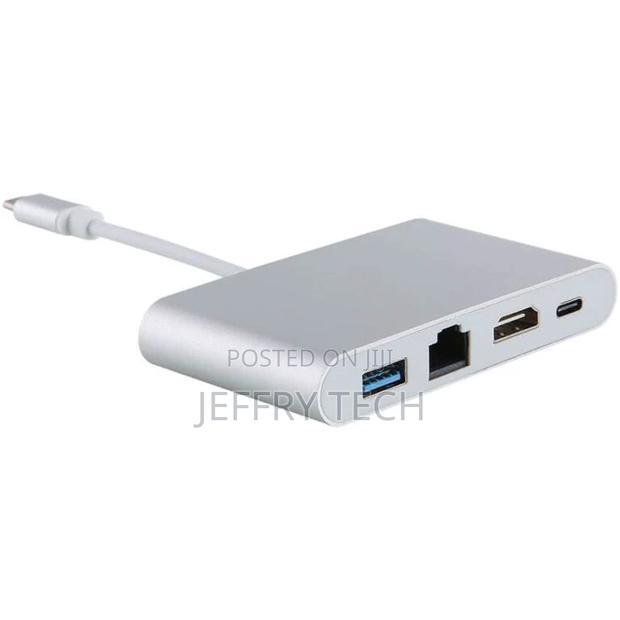 4-In-1 USB Type C Port Replicator | 4k Ultra HD Multi-Functi