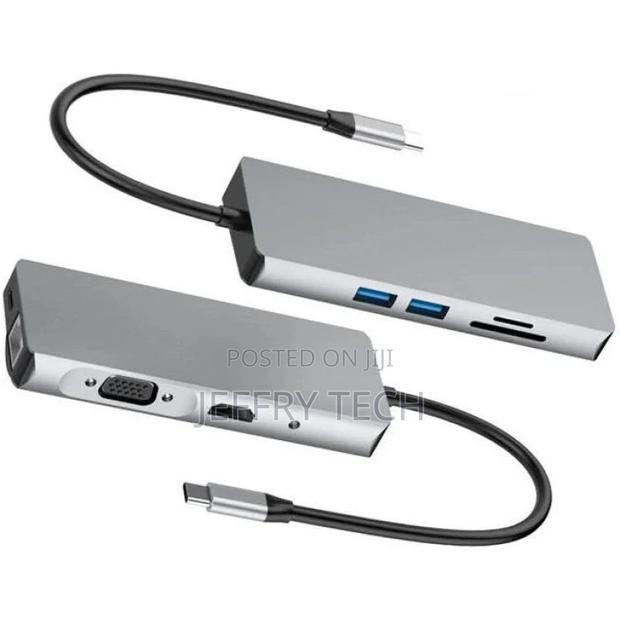 8-In-1 USB C Docking Station / USB Type C Port Replicator – - thumbnail 2