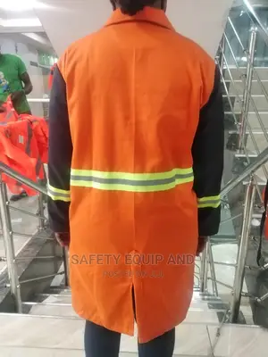 Branded Dust Coat/Orange