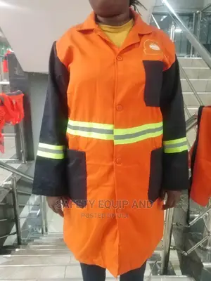 Branded Dust Coat/Orange
