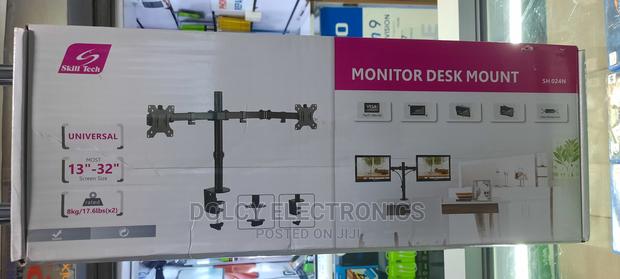 Double Monitor Desk Mount 13''-32''