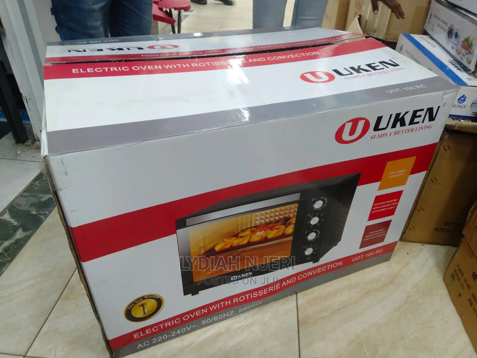NEWUKEN100 Lts Electric Oven With Rotisserie and Convection in Nairobi Central Restaurant