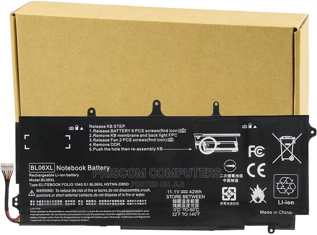 HP Folio 1040 G1 G2 Bl06xl Battery - thumbnail 2