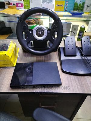 Playstation 2 With Racing Wheel - main view