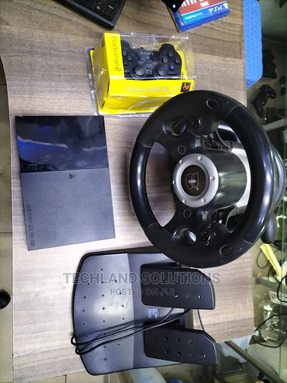 Playstation 2 With Racing Wheel