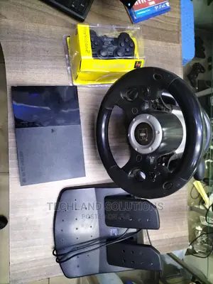 Playstation 2 With Racing Wheel