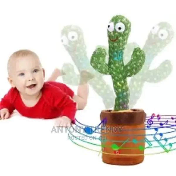 Dancing Cactus Electron Plush Toy .