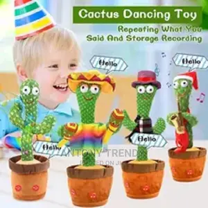Dancing Cactus Electron Plush Toy .