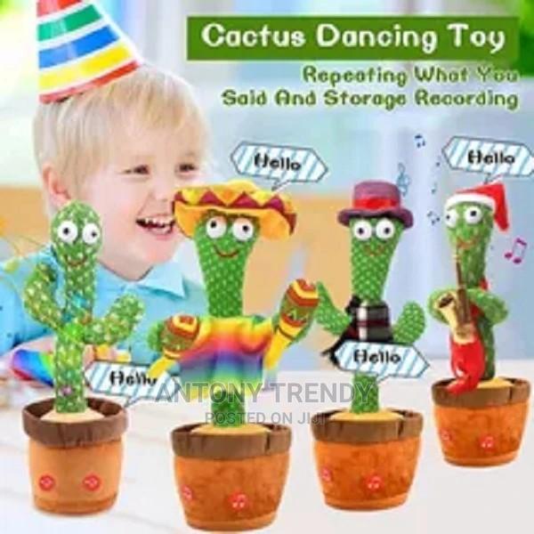 Dancing Cactus Electron Plush Toy . - main view